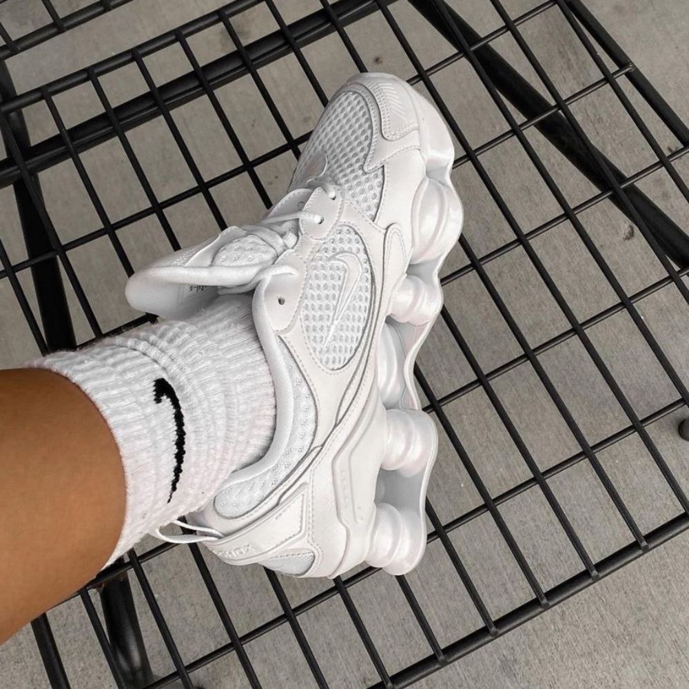 New pair of white Nike Sneakers